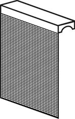 Радиаторный экран с перфорацией Квадрат 5x8 мм Радиаторный экран с перфорацией Квадрат 5x8 мм