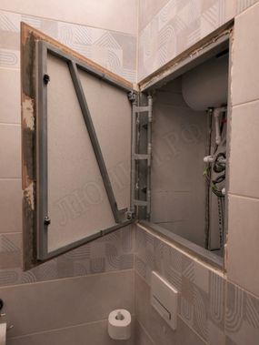 Люк под плитку Нажимной Железяка 900*900 Люк под плитку Нажимной Железяка 900*900