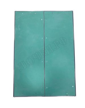 Люк под покраску Хаммер Гиппократ для установки в потолок, 2 створки, съёмная перегородка 1200*1200 Люк под покраску Хаммер Гиппократ для установки в потолок, 2 створки, съёмная перегородка 1200*1200