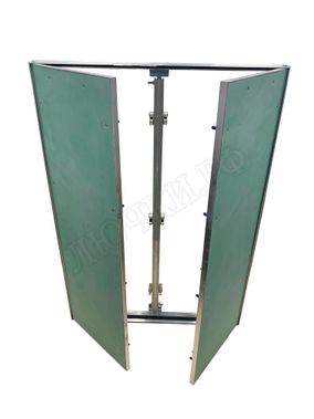 Люк под покраску Хаммер Гиппократ для установки в потолок, 2 створки, съёмная перегородка 1200*1200 Люк под покраску Хаммер Гиппократ для установки в потолок, 2 створки, съёмная перегородка 1200*1200