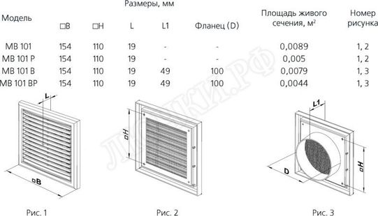 Решетка пластиковая МВ 101 с Решетка пластиковая МВ 101 с