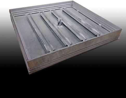 Напольный люк Премиум 54 мм 2 створки Напольный люк Премиум 54 мм 2 створки