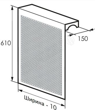 Радиаторный экран С перфорацией Кружок Радиаторный экран С перфорацией Кружок
