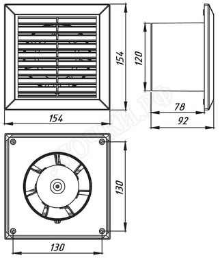 Вентилятор Awenta Classic Series, WC120 Вентилятор Awenta Classic Series, WC120