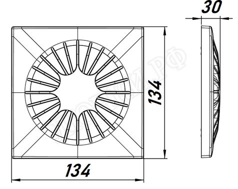 Вытяжной вентилятор Awenta System+, Silent, 100, KWS100M, POSA100, Серебро (сатин), пластик Вытяжной вентилятор Awenta System+, Silent, 100, KWS100M, POSA100, Серебро (сатин), пластик